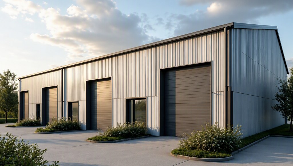 MDLX-units gerealiseerd op een bedrijfsterrein